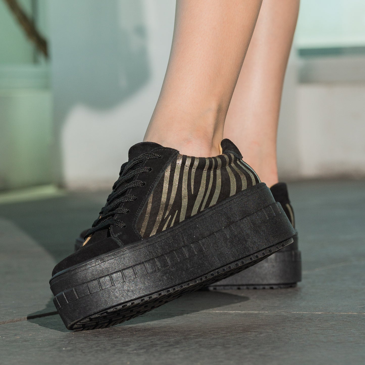Zapatilla Cebra Gold
