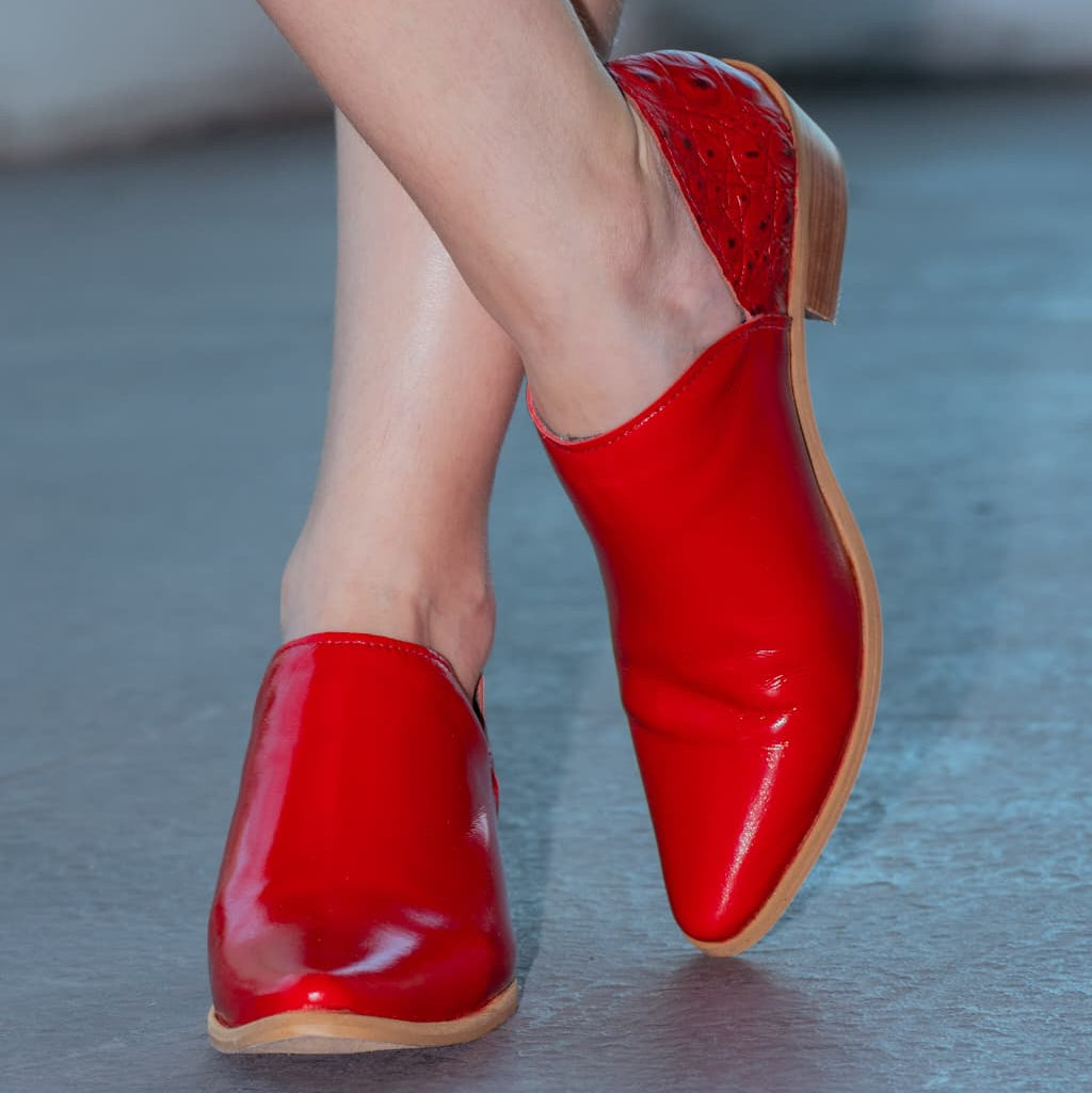 Zapato Mule RedCroco