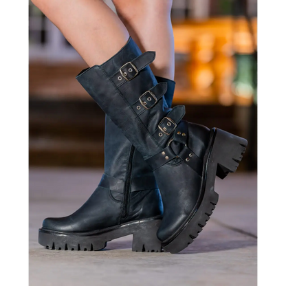 Bota Biker Negro