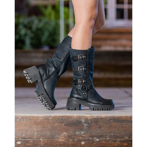 Bota Biker Negro