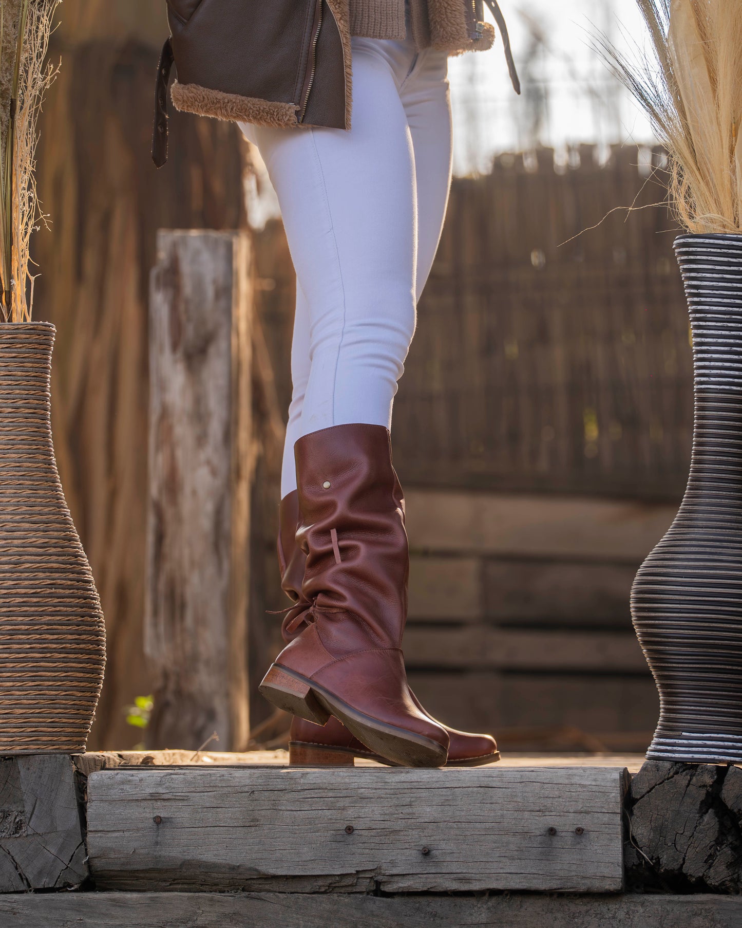Bota Rebel Borgoña