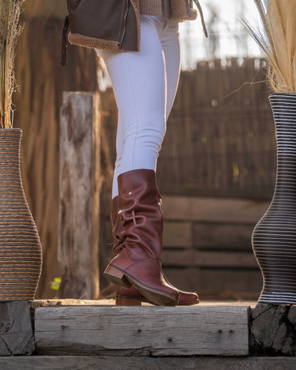 Bota Rebel Borgoña
