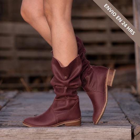 Bota Rebel Borgoña