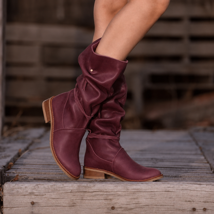 Bota Rebel Borgoña