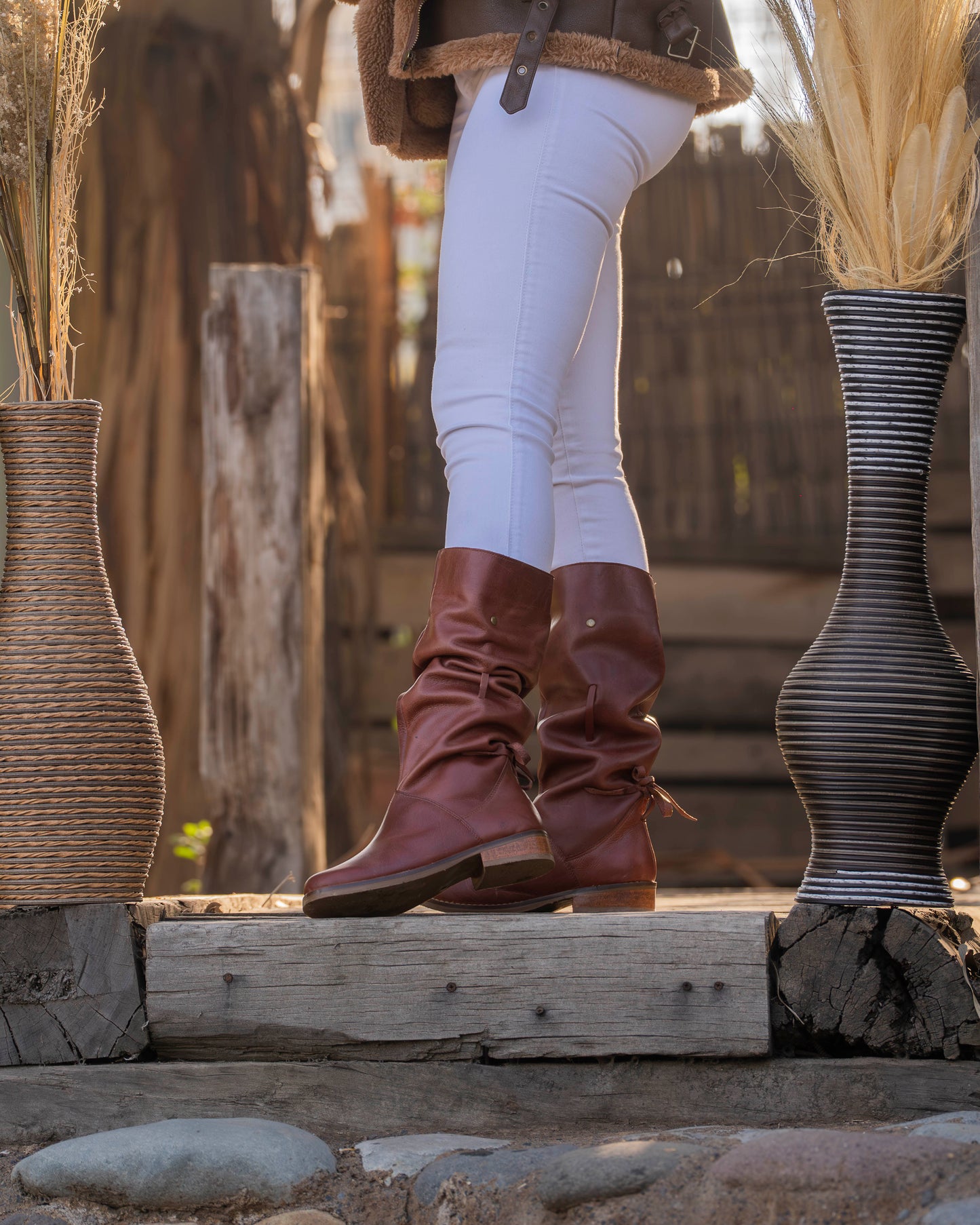 Bota Rebel Borgoña