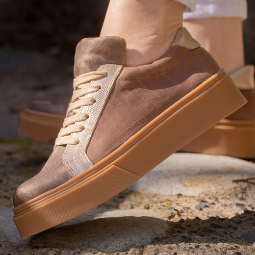 Zapatilla CrocoCoffee
