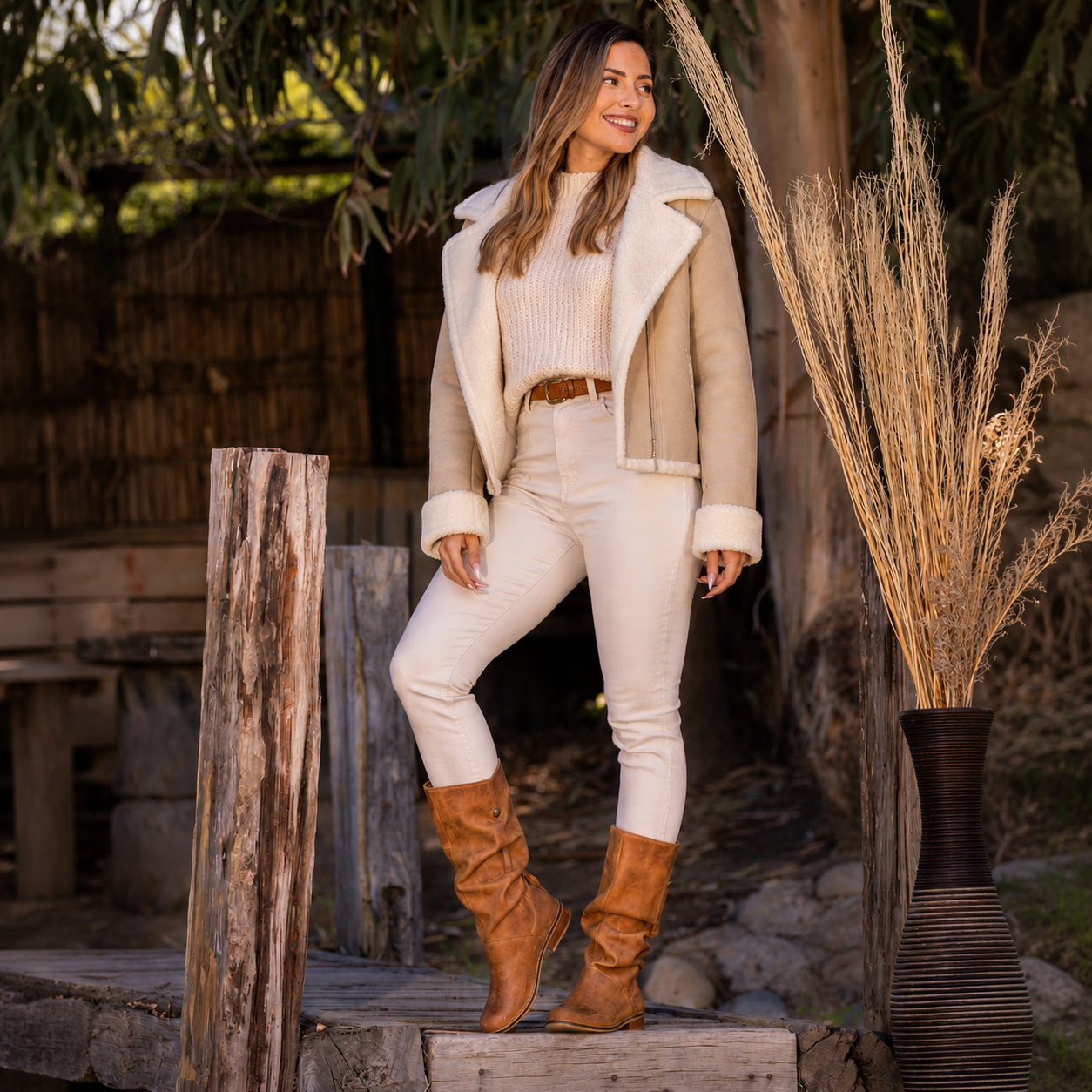 Bota Rebel Caramelo