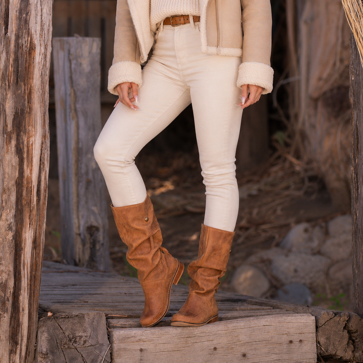 Bota Rebel Caramelo