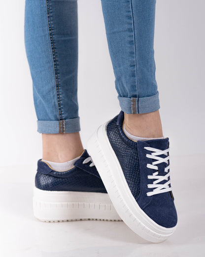 Zapatilla High azulina