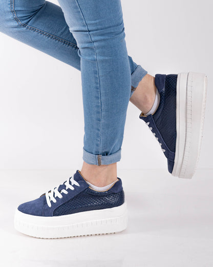 Zapatilla High azulina