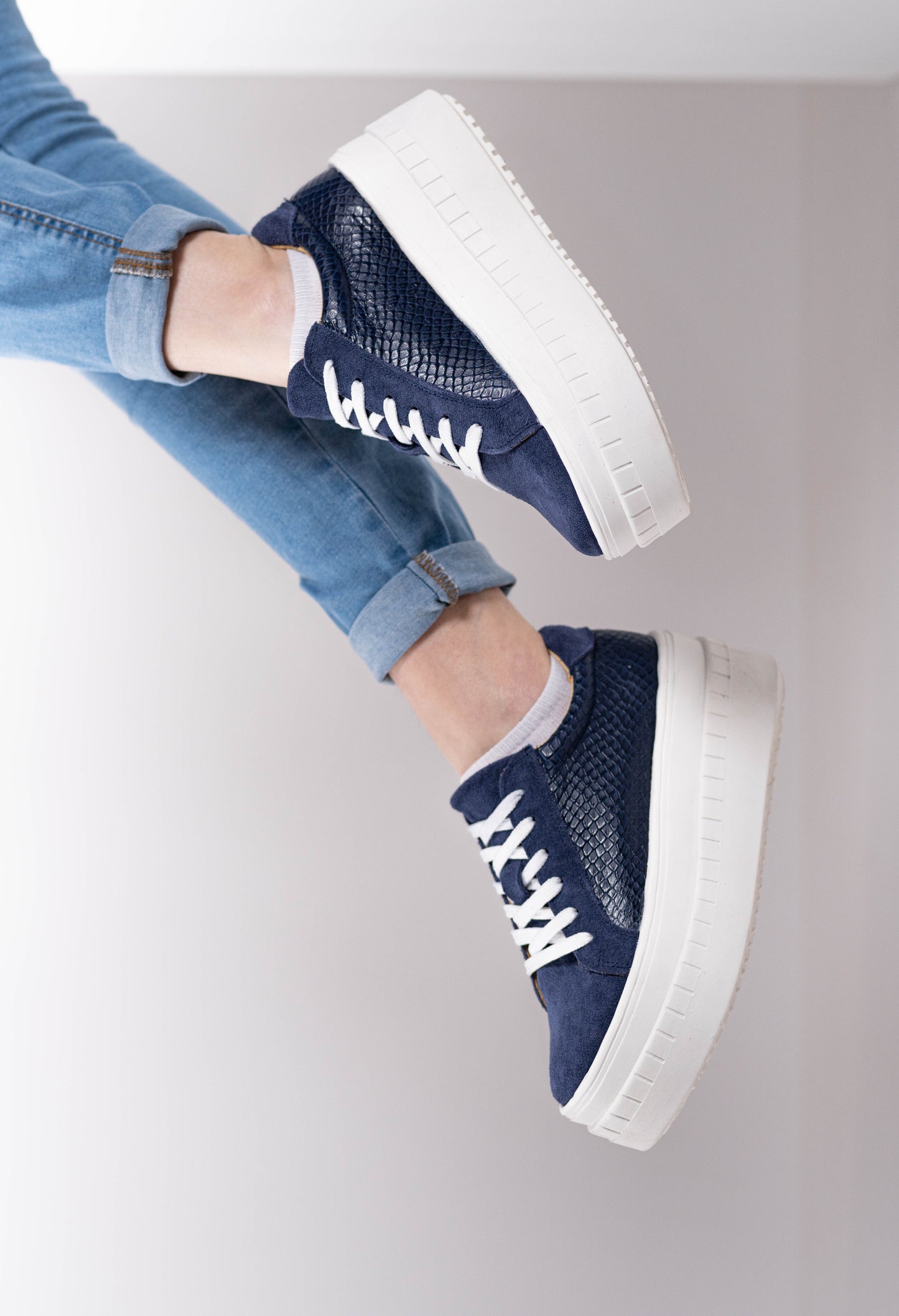 Zapatilla High azulina