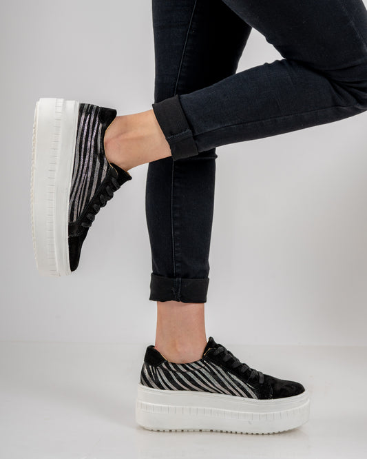 Zapatilla Cebra Alta