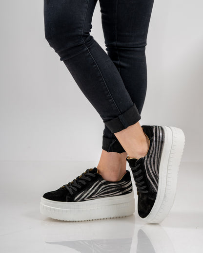 Zapatilla Cebra Alta