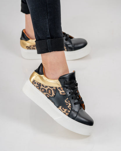 Zapatilla Black Leopard