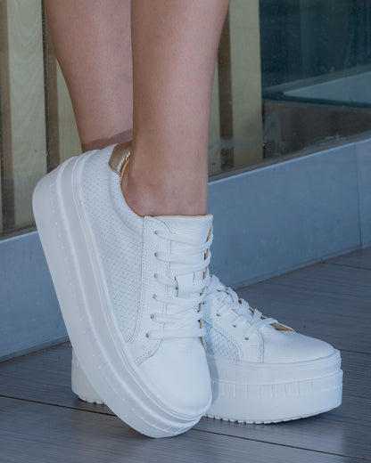 Zapatilla High blanca