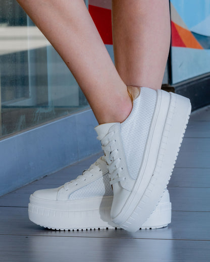 Zapatilla High blanca