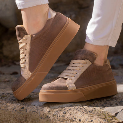 Zapatilla CrocoCoffee