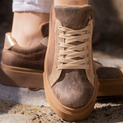 Zapatilla CrocoCoffee