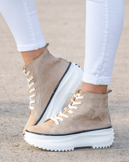 Zapatilla Cova Beige