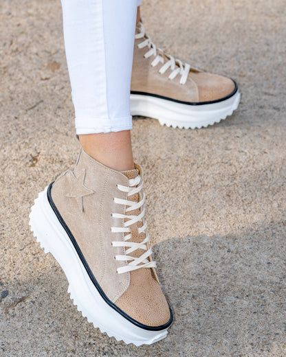 Zapatilla Cova Beige