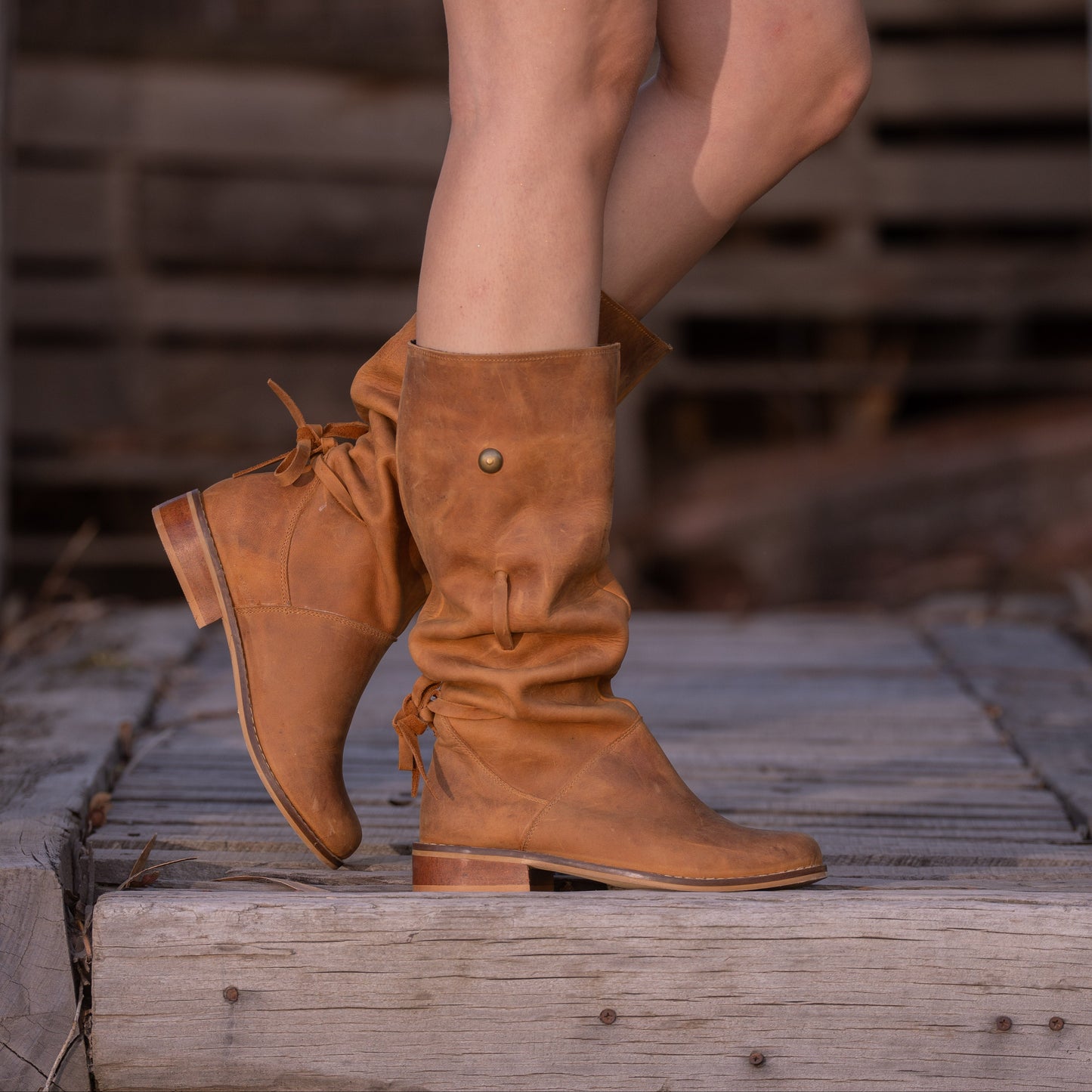 Bota Rebel Caramelo