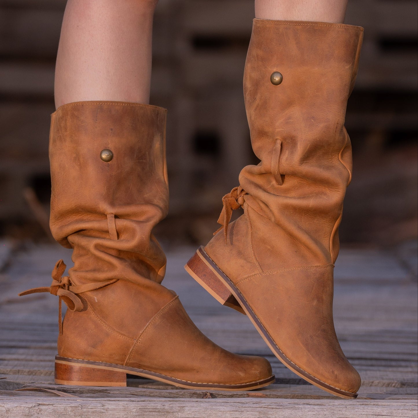 Bota Rebel Caramelo