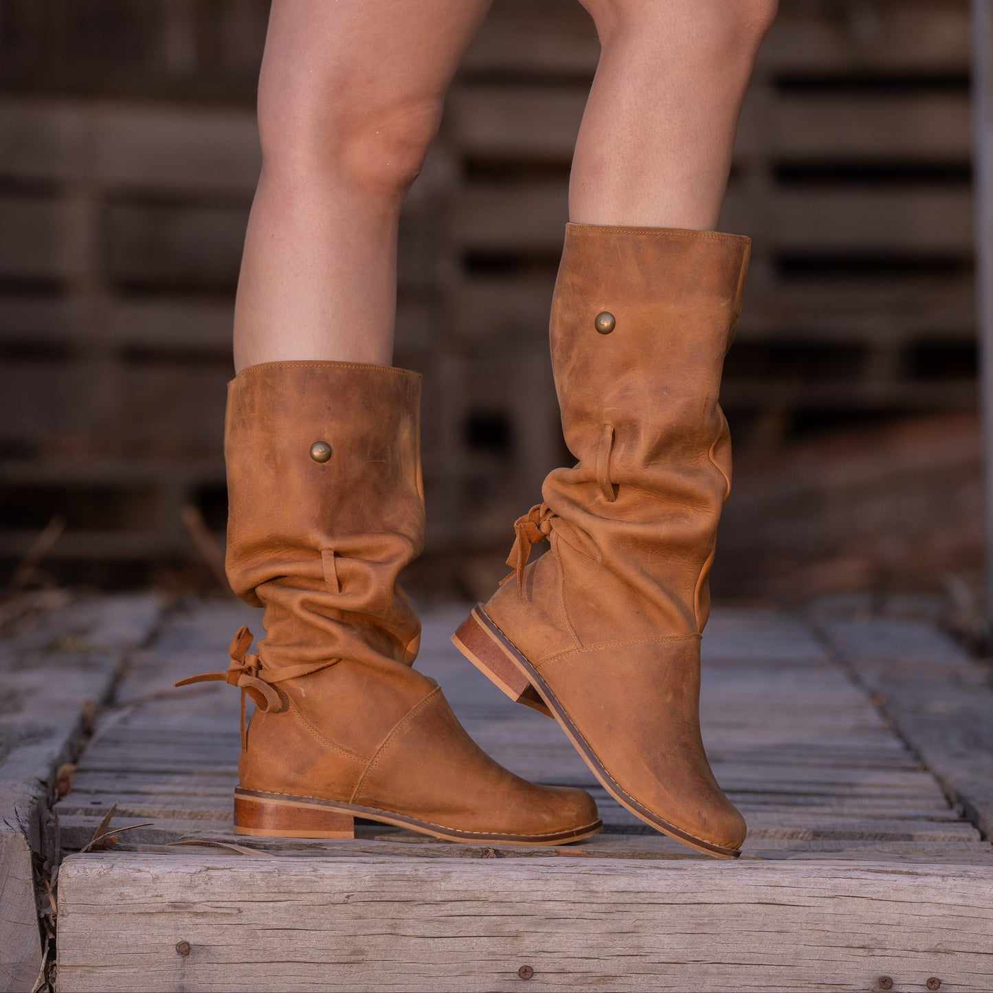 Bota Rebel Caramelo