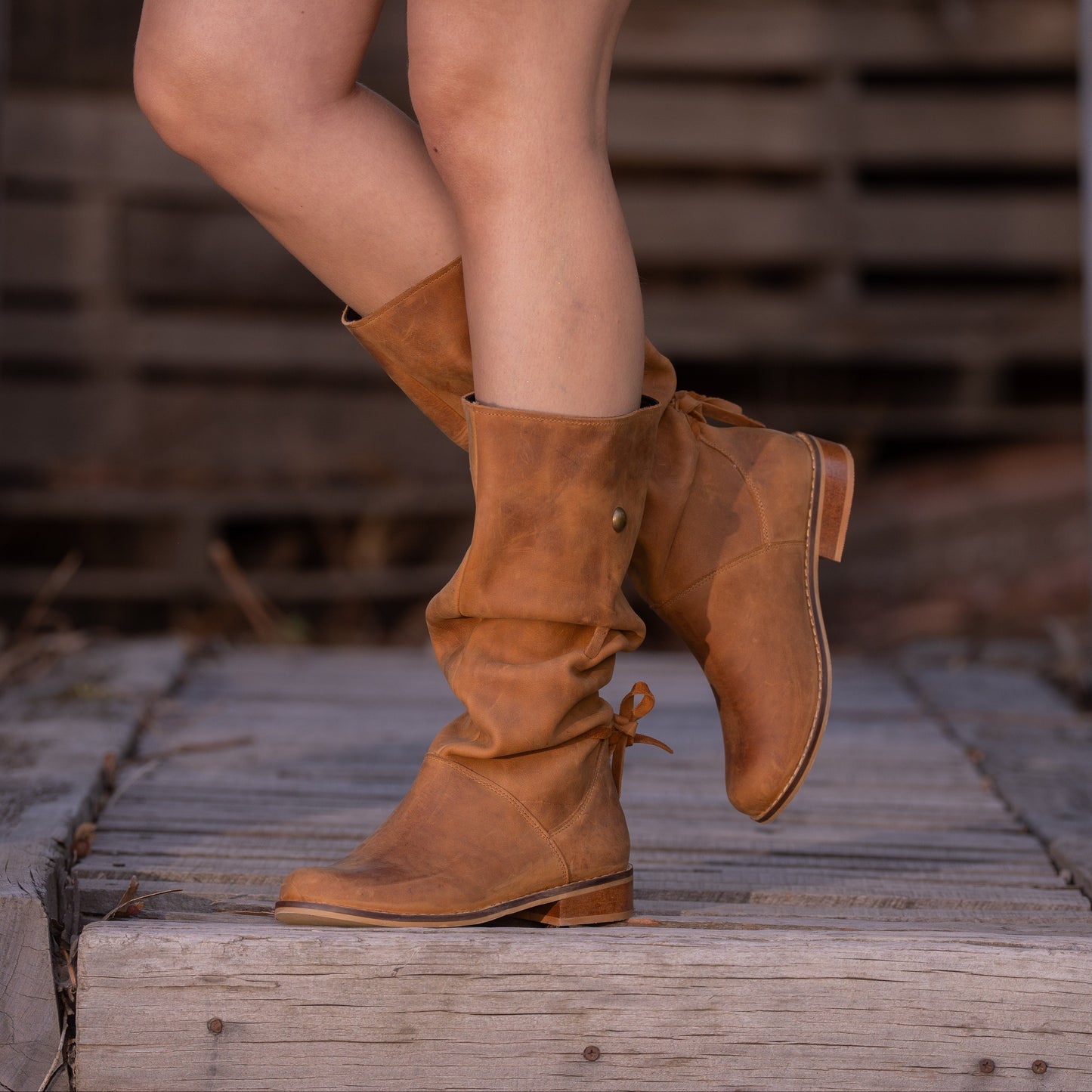 Bota Rebel Caramelo