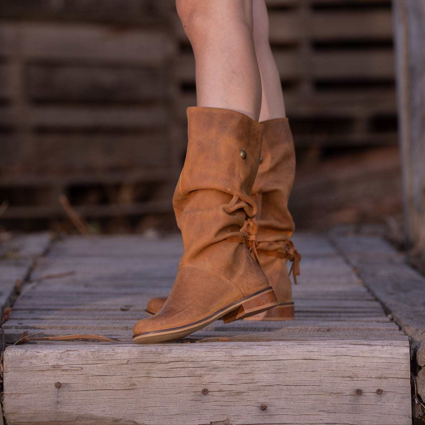 Bota Rebel Caramelo