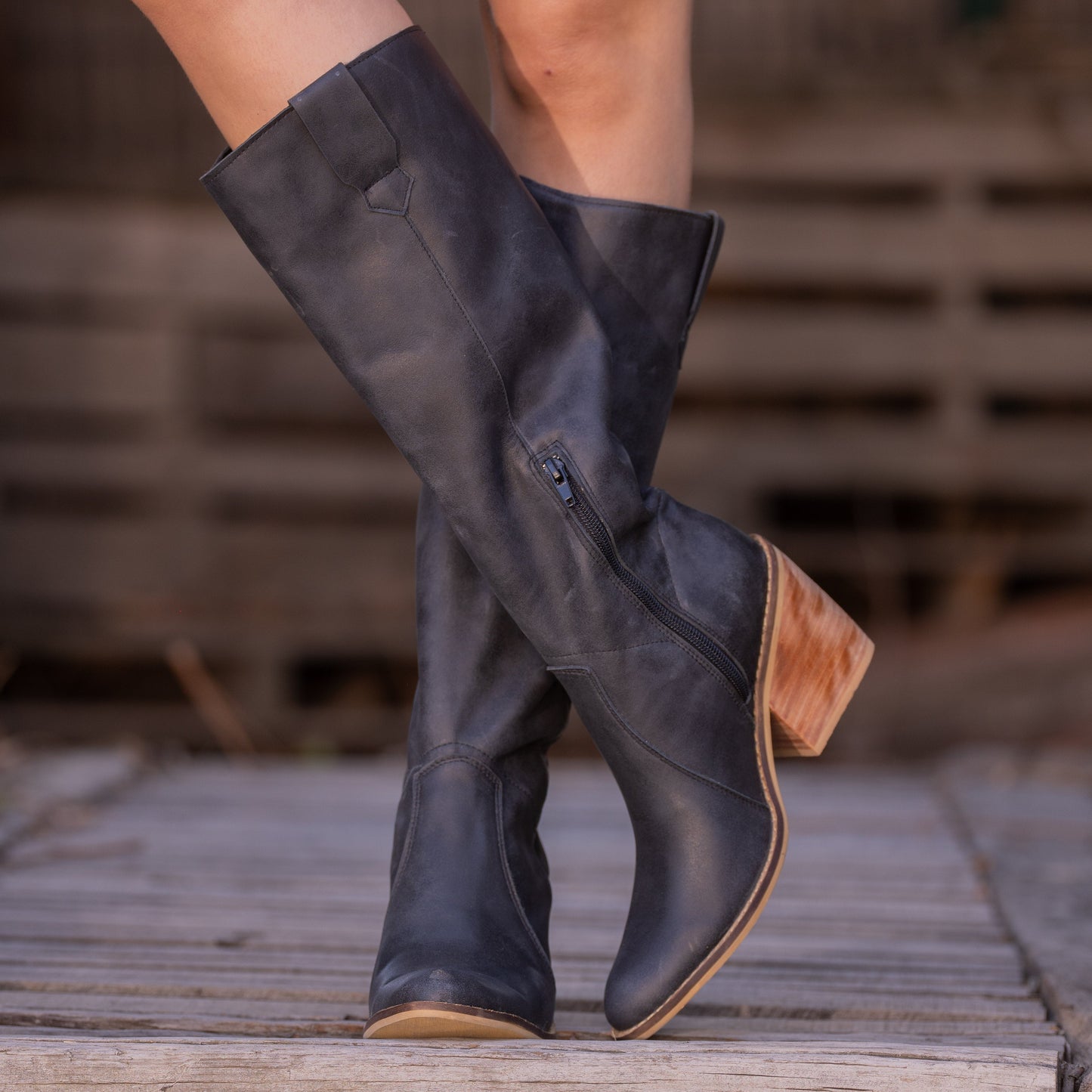Bota Dakota Negro Opaco
