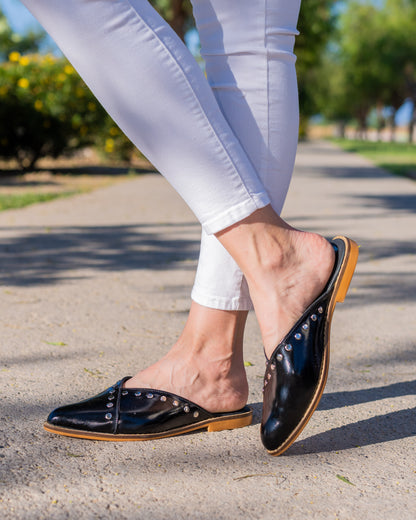 Puntilla Oasis richato Marino