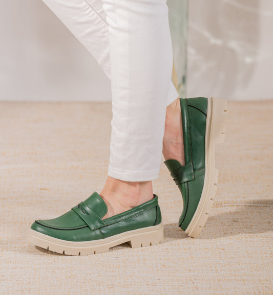 Mocasin Liv verde