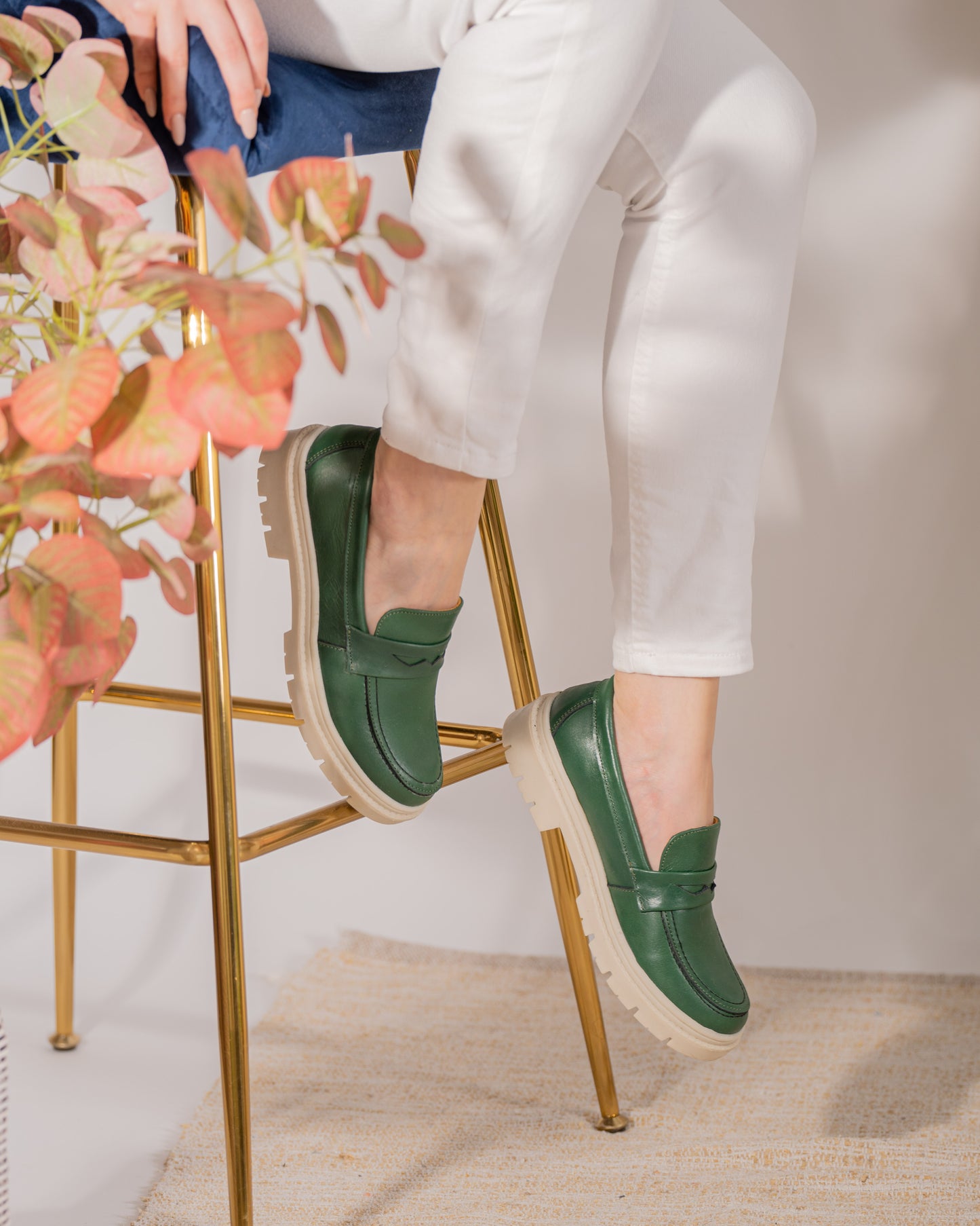 Mocasin Liv verde