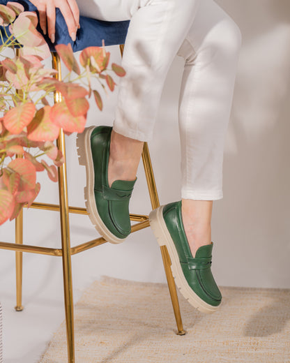 Mocasin Liv verde