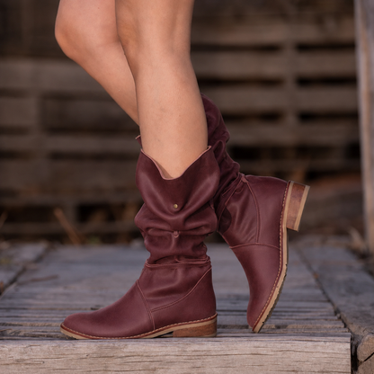 Bota Rebel Borgoña
