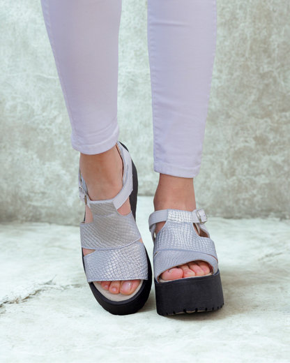 Sandalia PlateWhite