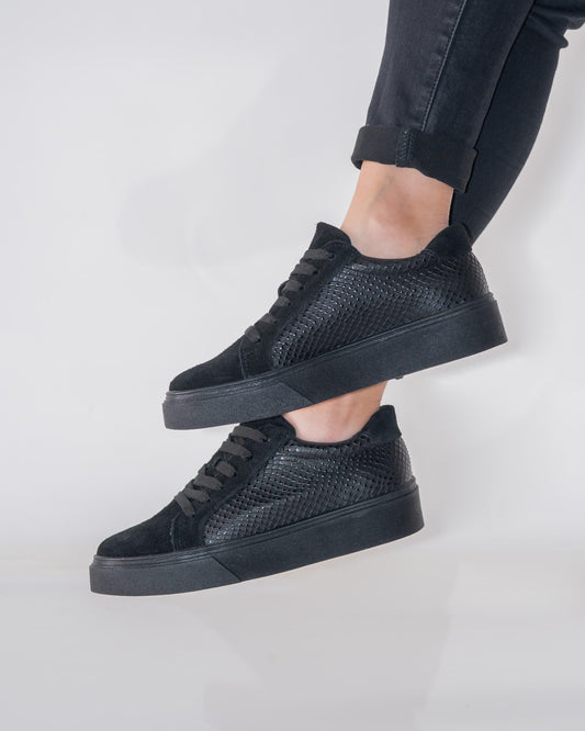 Zapatilla Reptil Negra