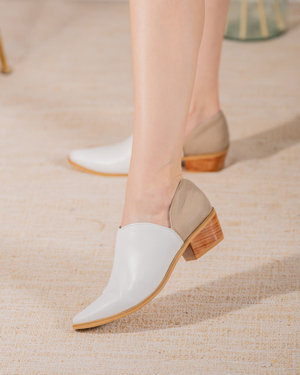 Zapato Mule WhiteCharol