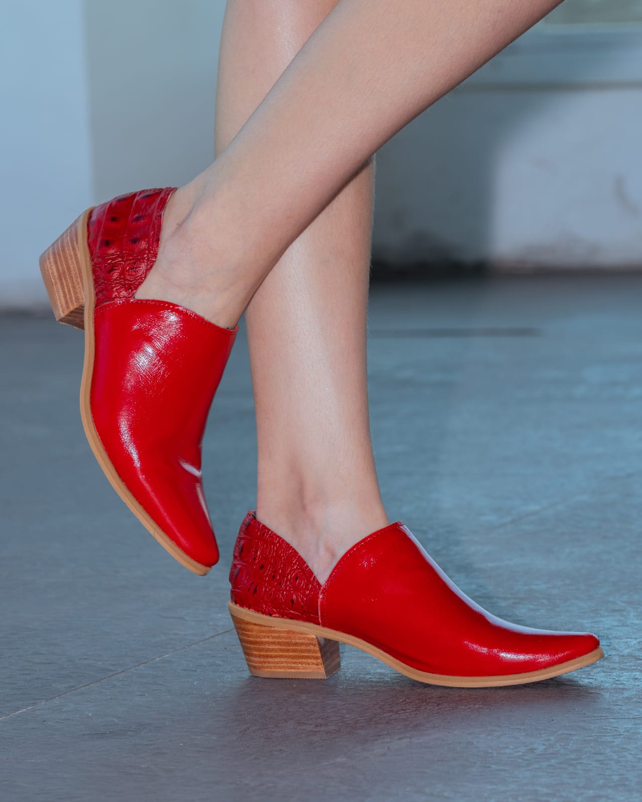 Zapato Mule RedCroco