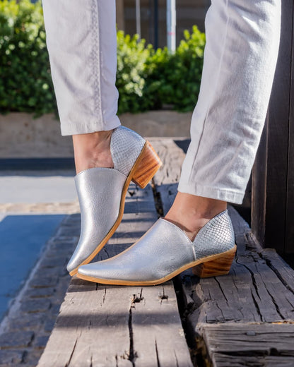 Zapato Mule Platin