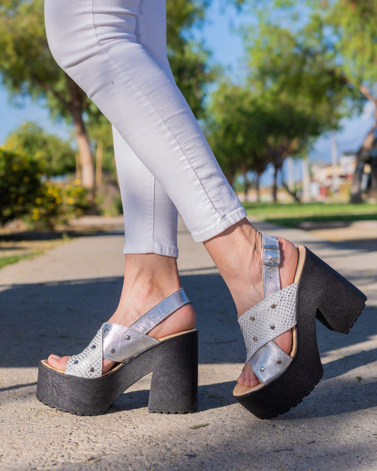 Sandalia Rebel Silver