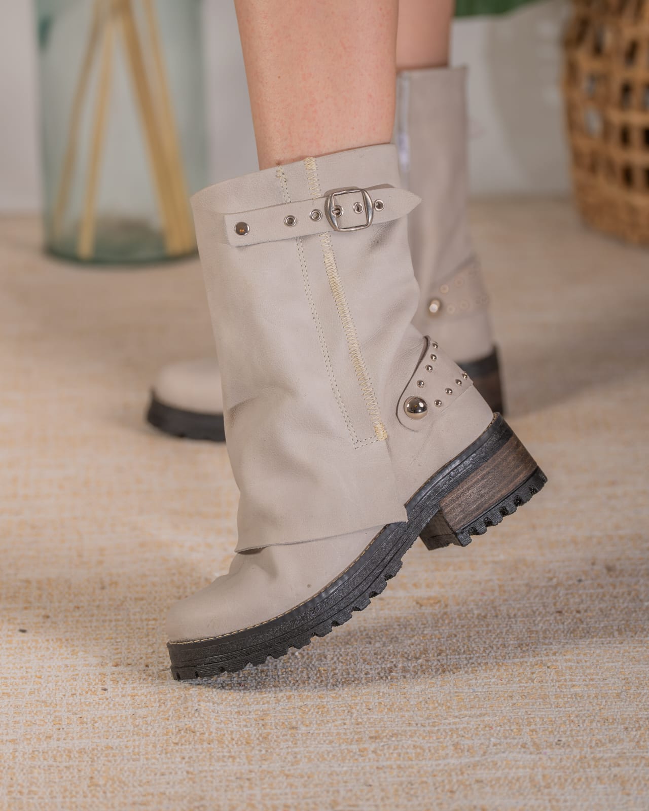 Bota Pattas Beige