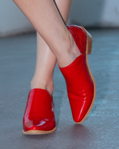 Zapato Mule RedCroco